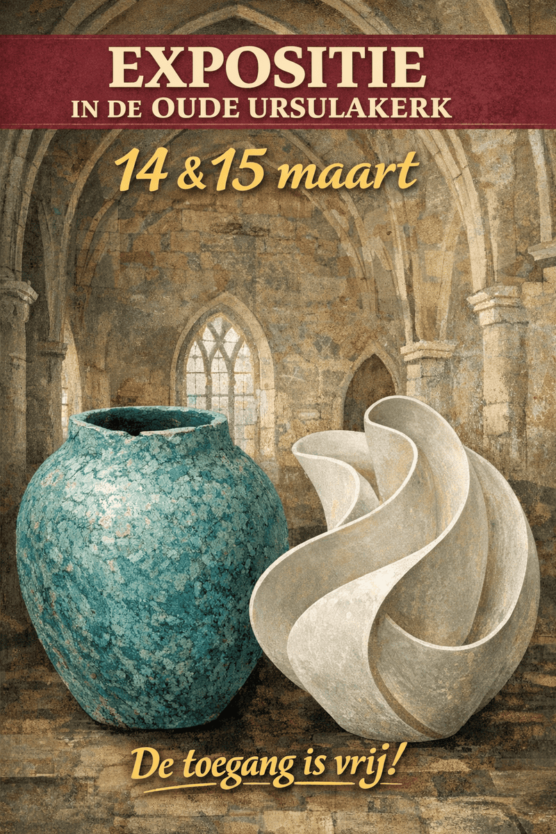 14 & 15 Maart – Hedendaagse keramiek in de Oude Ursulakerk