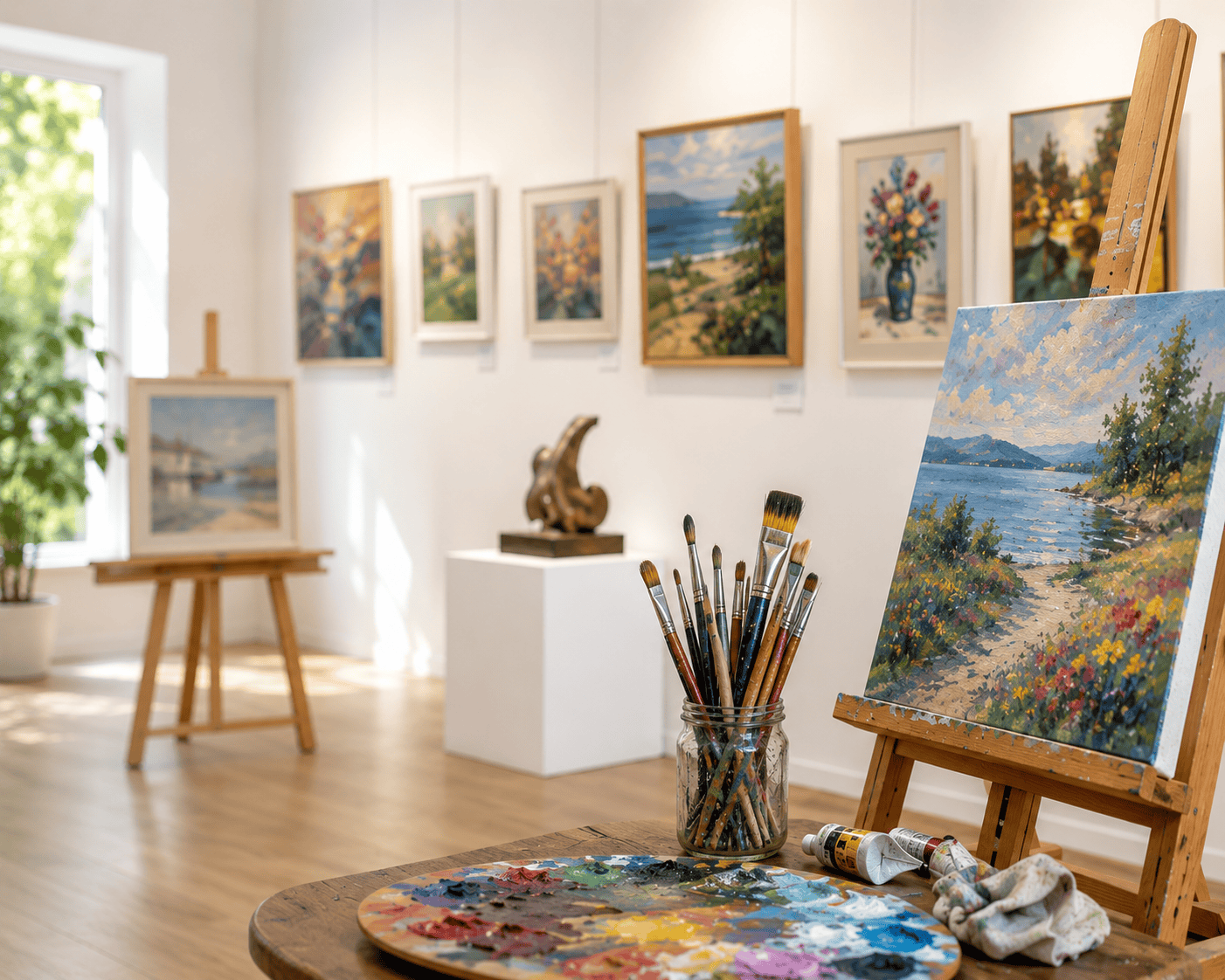 Expositie schildersgroep in Angelapark – Zondag 31 mei