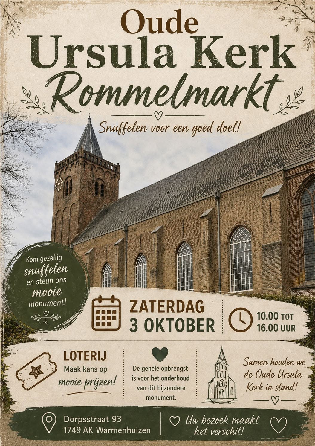 Rommelmarkt Oude Ursula Kerk
